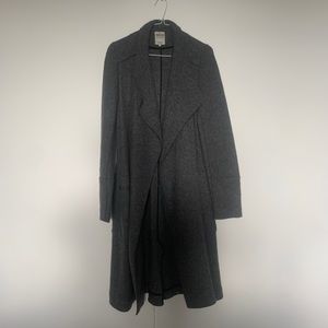 Grey peacoat